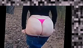 big ass in public