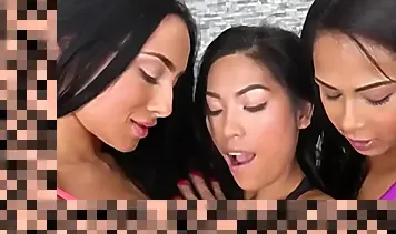 asian lesbian threesome