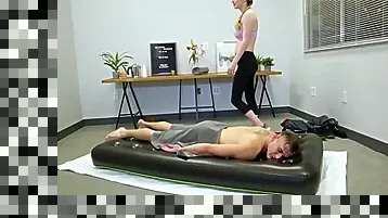 big boob oil massage