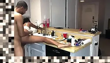 sex in kitchen