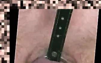 playing with cum