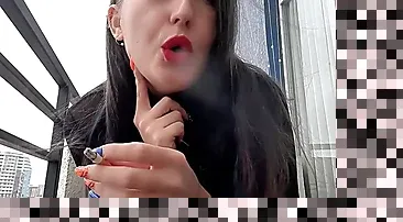 sexy smoking cigarette