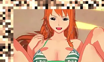 nami one piece hentai