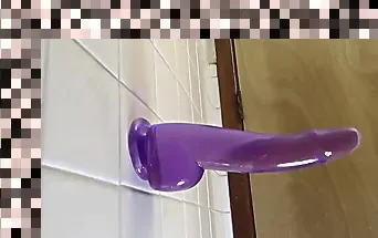 big ass riding dildo