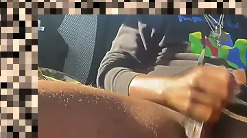 caught wanking in car