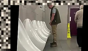 public toilet piss spy