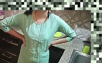 step mom in kitchen