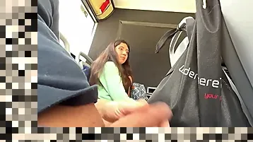flashing dick on bus