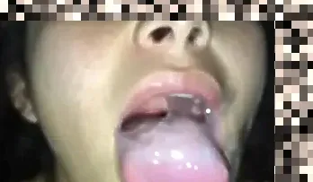 teen cum in mouth