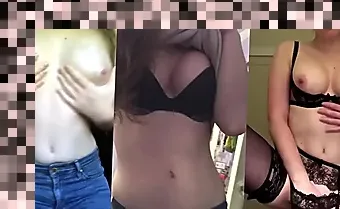 tiny tits compilation