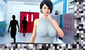 big tits at school