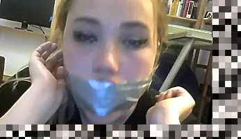 tape gagged girls