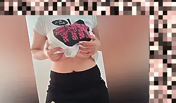 big tits teen solo