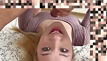 upside down throat fucking