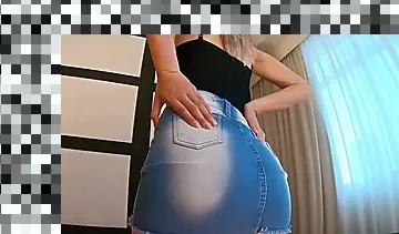 latina ass panties strip