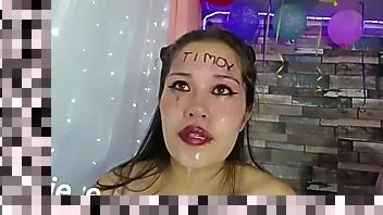 spit on slut face