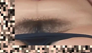 cum on hairy pussy