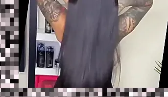 long hair fetish