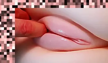 trimmed pussy close up