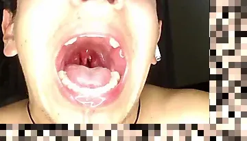 saliva spit tongue kiss
