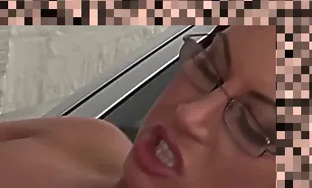 glasses blowjob milf