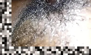 hairy ebony pussy creampie