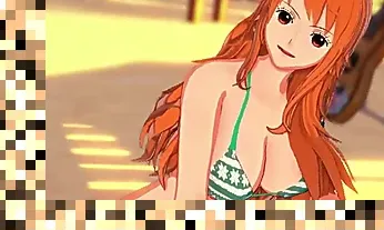 nami one piece hentai