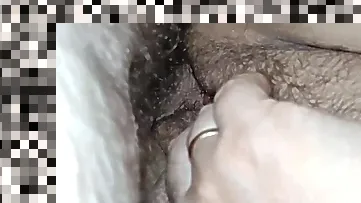 cum in hairy pussy