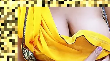 indian saree big tits