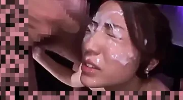 asian facial cumshot compilation