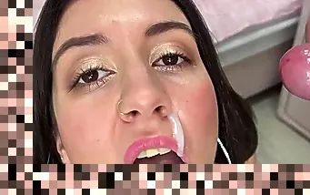 cum in mouth compilation