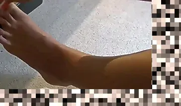 solo foot fetish masturbation